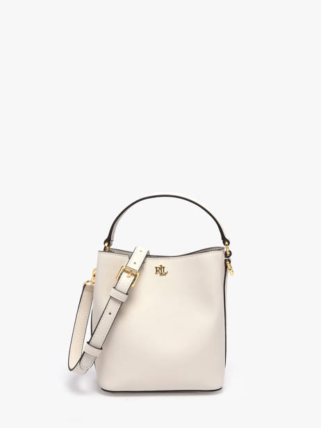 Sac Bandoulière Reese Cuir Lauren ralph lauren Blanc reese 31969365