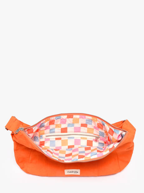 Le Sac Crossbody Mini Charlot Coton Recyclé Rivedroite Orange timeless MCHARTIM vue secondaire 3