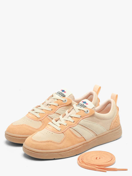 Sneakers En Cuir Palladium Orange women 99505868 vue secondaire 1