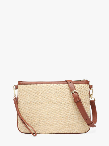 Sac Bandoulière Demetra Paille Valentino Beige demetra VBS9R917 vue secondaire 3