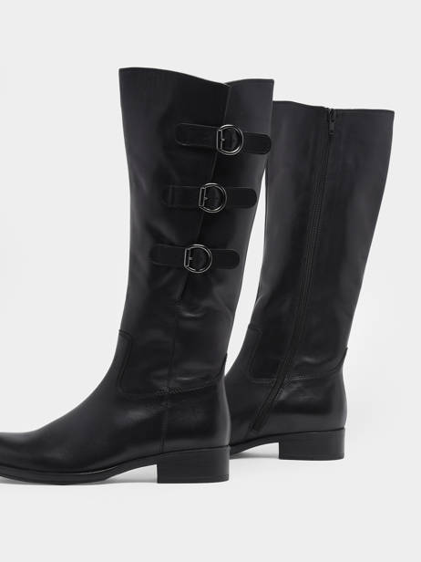 Bottes Cavalières En Cuir En Cuir Gabor Noir accessoires 27 vue secondaire 1