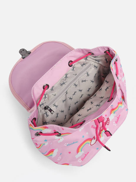 Sac à Dos Rétro 1 Compartiment Cameleon Rose retro 620 vue secondaire 5